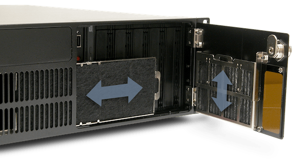 Slide out Fan Filters